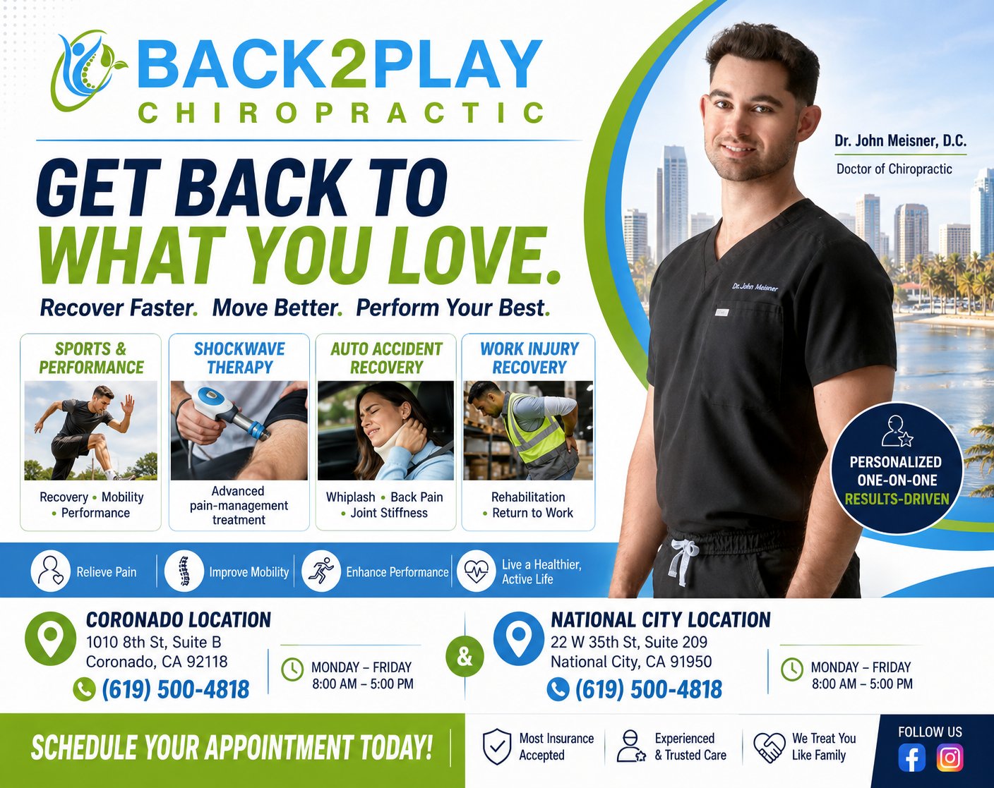 BACK2PLAY Chiropractic — Chiropractic in National City, CA